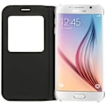 Miniatyrbillede 3 af 4: Window Flip Case til Samsung Galaxy S6 - Sort Cover Svart
