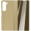 Miniatyrbild 2 av 5: Clear View-fodral till Samsung Galaxy Z Fold 5 - AVIZAR - Hårt skal - Gul - Spegelflik - Stativfunktion Gul