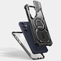 Miniatyrbillede 3 af 6: Coque Intégrale til Samsung Galaxy S25 Stødabsorberende Kompatibel med MagSafe I-Blason Sort Svart