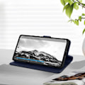 Miniatyrbild 3 av 5: Xiaomi 12 Lite Cover - AVIZAR - Chesterfield - Videostödfunktion - Midnattsblå Midnattsblå