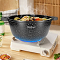 Miniatyrbillede 2 af 5: Sæt af 3 Gryder med Non-Stick og Antibakteriel Belægning 24/28/32cm Cheffinger Sort Svart