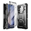 Miniatyrbild 1 av 5: Carbon Case för Samsung Z Fold 6 Full Protection Stötsäker I-Blason Black Svart