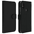 Miniatyrbillede 1 af 4: Huscover til Portefølje - AVIZAR - Xiaomi Redmi Note 6 Pro - Sort - Blød Taske - Video Støtte Svart