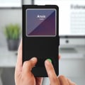 Pikkukuva 3 / 4: Kotelo - AVIZAR - Wiko View 4 / 4 Lite - Täyskotelo - Kaksoisikkuna - Tuki Svart