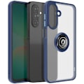 Miniatyrbild 1 av 5: Coque för Samsung Galaxy A26 Magnetring Genomskinlig Mörkblå Blå