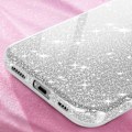 Pikkukuva 4 / 5: iPhone 16 Pro kotelo - AVIZAR - Hopeanvärinen Glitter - Naarmuuntumaton ja iskunkestävä Grå