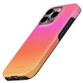 Miniatyrbild 2 av 5: Coque MagSafe för iPhone 16 Pro Max Elegant Mönster Sunset Club Burga Flerfärgad Svart