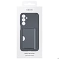Miniatyrbillede 5 af 5: Coque til Samsung A16 med kortlomme i silikone, blød berøring, original Samsung, sort Svart