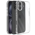 Miniatyrbillede 1 af 5: Taske til iPhone 16 - AVIZAR - Fleksibel stødsikker - Forstærkede hjørner - Gennemsigtig Transparent