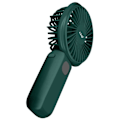Miniatyrbillede 1 af 5: Mini Silent Portable Fan LED Display og integreret Lampe LinQ Green Grön