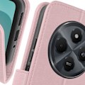 Miniatyrbillede 3 af 5: Etui til Xiaomi Redmi 14C - AVIZAR - Chesterfield - Pung og videosupport - Pink Rosa