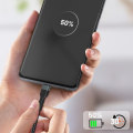 Miniatyrbillede 4 af 5: USB-C til USB-C strømforsyningskabel 60W hurtigopladningslængde 3m LinQ Sort