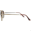 Miniatyrbillede 3 af 5: Aviator Solbriller CV3087 Gradient Linser UV400 Guld Gul