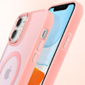 Pikkukuva 4 / 6: MagSafe-kuori iPhone 11 Matte Frosted Tausta Vaaleanpunainen Reuna Rosa