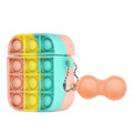 Miniatyrbild 1 av 4: Airpods Fodral - AVIZAR - Bubble Pop - Silikon - Flerfärgad - 2 delar Flerfärgad
