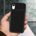 Miniatyrbillede 3 af 4: iPhone XR cover - AKASHI - 2 i 1 model - 4500mAh batteri - Stiv beskyttelse - Induktion Svart