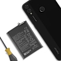 Miniatyrbillede 3 af 4: Intern batteri til Honor 8X 3750mAh model HB386590ECW Sort Svart