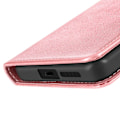 Pikkukuva 5 / 5: Xiaomi Poco X7 Pro - Käsinauhan Lompakkokotelo, Vaaleanpunainen Kulta Rosa