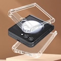 Miniatyrbillede 4 af 5: Coque - ADVARSEL - Samsung Galaxy Z Flip 5 - Stiv - Transparent - Forstærkede hjørner Vit