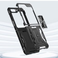 Miniatyrbillede 4 af 5: Ringetui til Samsung Galaxy Z Flip 5 Shockproof ArmoRing Bump Series Sort Svart