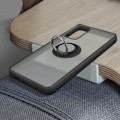 Miniatyrbillede 4 af 4: Etui til Samsung Galaxy S20 FE med Metal Ring Support Funktion sort
