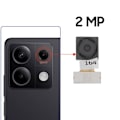 Miniatyrbild 3 av 4: Bakre kamera makroobjektiv för Xiaomi Redmi Note 13 - AVIZAR - Byte av makroobjektiv - Svart Svart