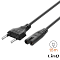 Miniatyrbillede 1 af 3: Strømledning C7 til PC, monitor og konsoller 1,5 m