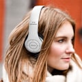 Pikkukuva 3 / 4: Kuulokkeet - P15 - Langaton Bluetooth 4.0 - 3,5 mm jakki - FM-radio - Micro-SD Vit