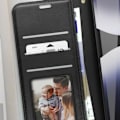 Pikkukuva 3 / 5: Redmi Note 14 Pro ja 14 Pro Plus -lompakkokotelo hihnalla Mayaxess Musta Svart
