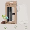Miniatyrbillede 3 af 5: Etui til Samsung Galaxy S22 Plus - JUST GREEN - Genanvendeligt - Gennemsigtig Transparent