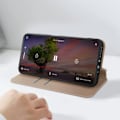 Miniatyrbild 3 av 6: Fodral till Xiaomi Redmi Note 13 5G - AVIZAR - Korthållare Videostöd - Gul - Halvstyv - Syntet Gul