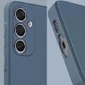 Miniatyrbild 4 av 6: Fodral till Samsung Galaxy A55 - AVIZAR - Soft Touch Matte Flexibel Silikon - Grå - Lavendel Grå