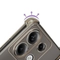 Miniatyrbillede 3 af 5: Coque Antichoc - Imak - Redmi Note 13 Pro - Blød Silikone - Forstærkede Hjørner - Translucent Sort Svart Transparent