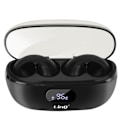 Pikkukuva 2 / 5: Bluetooth-kuulokkeet Air Conduction Wireless Design Clip on Micro LinQ Black Svart