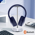 Miniatyrbild 3 av 6: Bluetooth-hörlurar med brusreducering och mikrofon i blått Blå