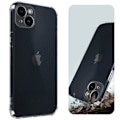 Miniatyrbild 1 av 5: iPhone 14 Plus Fodral - AVIZAR - Soft Gel Silikon - Förstärkta hörn - Stötsäker Transparent Transparent
