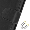 Pikkukuva 4 / 6: Kotelo Samsung Galaxy A55 rannehihnalle Flip Lompakkotelineen musta