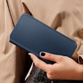 Miniatyrbillede 4 af 5: Etui til iPhone 16 Pro Max Klap Wallet og Video Stand Mørkeblå Blå