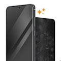 Miniatyrbillede 4 af 5: Hærdet Glas til Samsung S25 Kradsesikker Stødabsorberende Panzer Glas Transparent Vit
