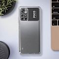 Pikkukuva 4 / 4: Suojakuori - Xiaomi - Poco M4 Pro 5G - Taipuisa - Läpinäkyvä - Pehmeä Vit