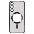 Miniatyrbillede 1 af 6: MagSafe Cover til Samsung Galaxy S24 Silikone kamerabeskyttelse Sort