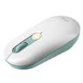 Miniatyrbillede 1 af 5: LinQ Bluetooth-mus + USB-dongle, hvid Vit