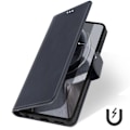 Miniatyrbillede 4 af 5: Etui til HMD Pulse Pro Wrist Strap Flip Wallet Stand Midnight Blue Blå