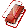 Pikkukuva 1 / 4: Täyskotelo - Apple - iPhone XR - Iskuja estävä - Plexiglas - Punainen Röd