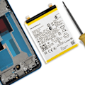 Miniatyrbillede 3 af 4: Internbatteri til Motorola Edge 50 Neo 4310mAh QV43 Original Motorola Hvid Vit
