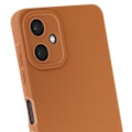 Miniatyrbillede 3 af 5: Coque til Samsung Galaxy A06 Silikone Mat Kamera Beskyttet Brun kastanj