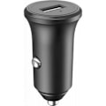 Miniatyrbillede 1 af 2: 2,4A FastCharge Sort biloplader - 100% genbrugsplastik Bigben Svart