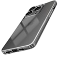 Pikkukuva 2 / 5: Silikonikotelo iPhone 16 Prolle, paksuus 1,5 mm suojattu kamera läpinäkyvä Transparent