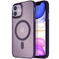 Pikkukuva 1 / 6: MagSafe-kuoret iPhone 11: Matte Frosted Back, Violetti Reuna Lila