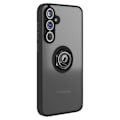 Pikkukuva 2 / 6: Kotelo Samsung Galaxy A55 - AVIZAR - Ringrip - Metallirengas - Jalustatoiminto - Musta Svart